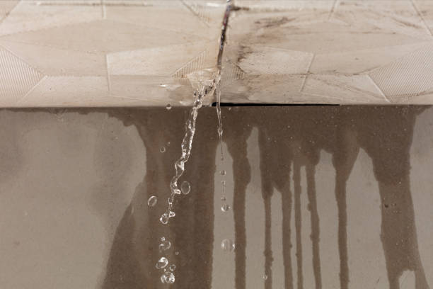 Professional Sewage Cleanup technician working in Johnston, RI
